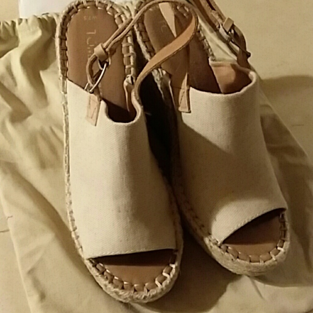 Toms - Monica Fabric Espandrille Wedge